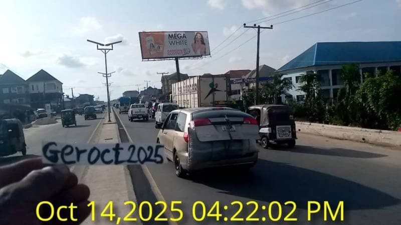 Aba-Owerri Road Billboard (Face 1) — Aba, ABA